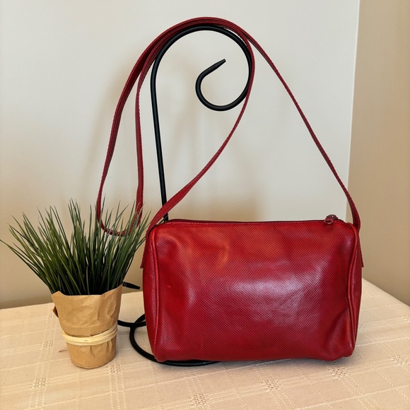 Bottega Veneta Handbags - Bottega Veneta Vintage Crossbody Red Bag